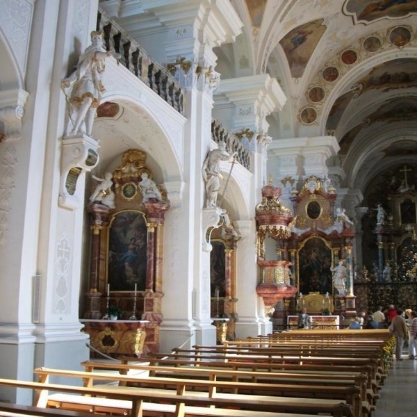 Barockkirche St. Peter nach Entwrfen von Peter Thumb